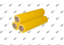 Паллетная стрейч-плёнка 500 мм • 2 кг 20 мкр (цветной) • желтый — 1