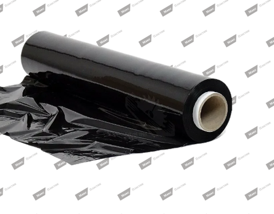Паллетная стрейч-плёнка 500 мм • 2 кг 20 мкр (цветной) • чёрный — 2