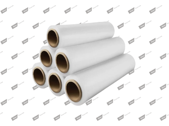 Паллетная стрейч-плёнка 500 мм • 2 кг 20 мкр (цветной) • белый — 1