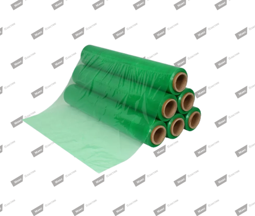 Паллетная стрейч-плёнка 500 мм • 2 кг 20 мкр (цветной) • зелёный — 1