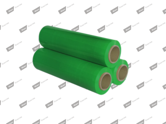 Паллетная стрейч-плёнка 500 мм 2 кг 23 мкм Зелёная — 3